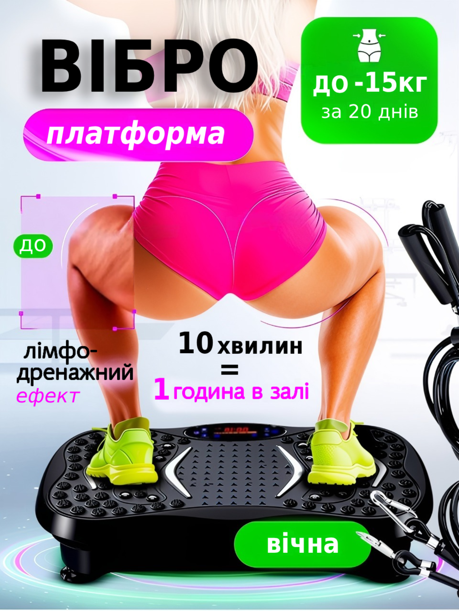 Віброплатформа для домашніх тренувань(ФБ)